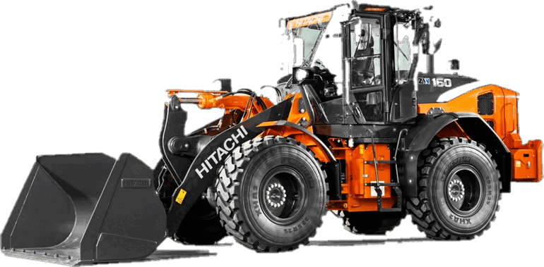 Hitachi ZW160 del parco mezzi Bitum Service